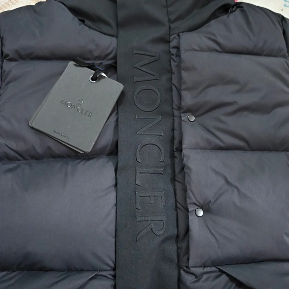 Moncler Black Hooded Down Jacket - Picture 4 of 13